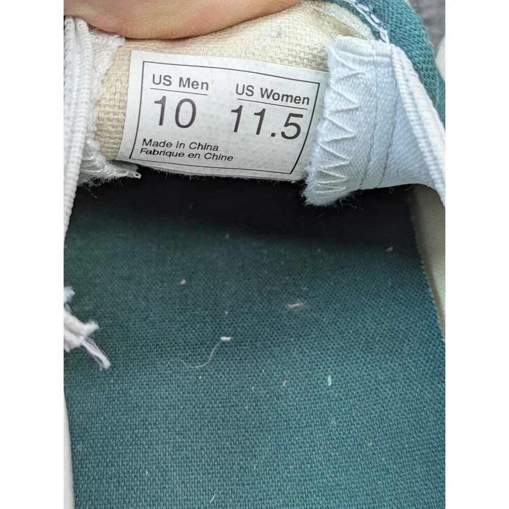 Tullamore Whiskey Slip On Skateboard Shoes Size 10 Green & White Excellent Cond. - Picture 12 of 16